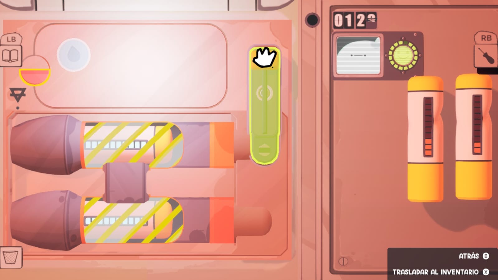 screenshot de Uncle Chop's: módulo de combustible