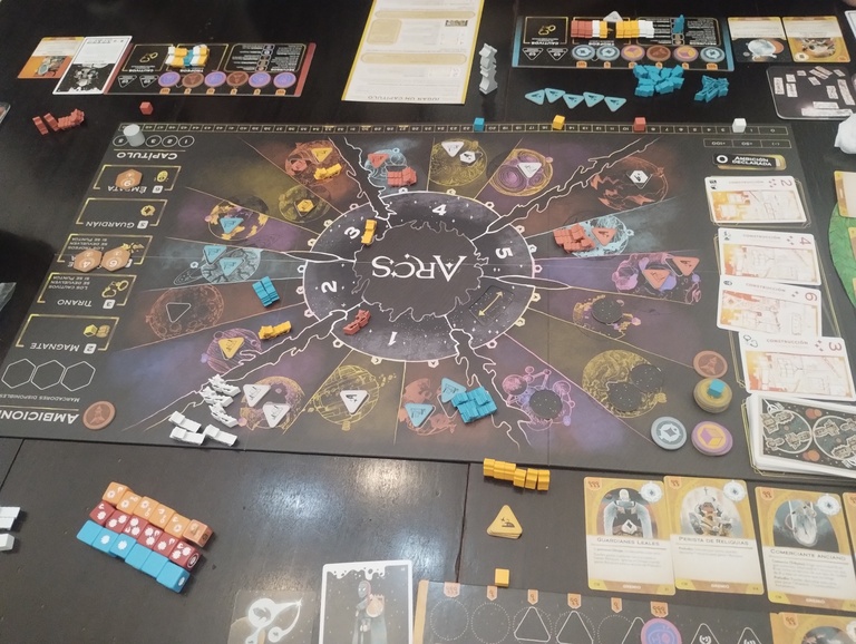 Foto del tablero de juego