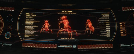 Screenshot: Dol'Drm en la pantalla del Enterprise