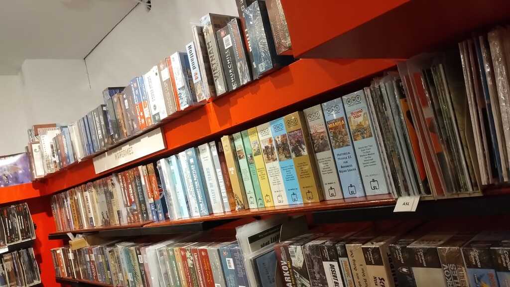 Estantería de Wargames, parte de arriba